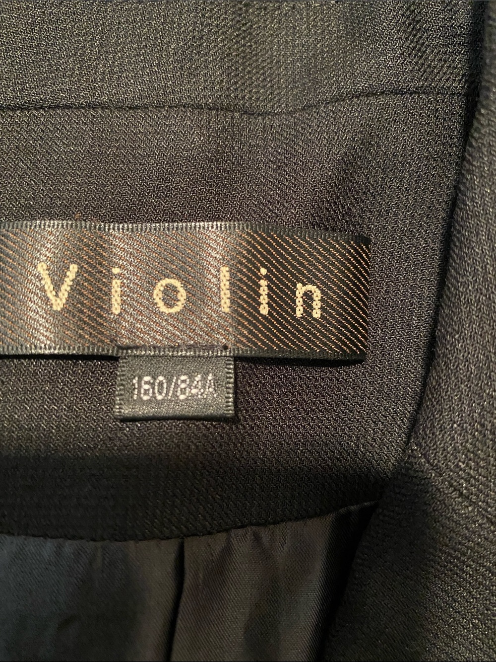 Violin Black Jacket - Sleek Minimalist Blazer